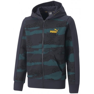 Hanorac pentru copii Puma Alpha Full-Zip Hoodie Fl B Parisian Night 128