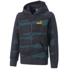 Hanorac pentru copii Puma Alpha Full-Zip Hoodie Fl B Parisian Night 140