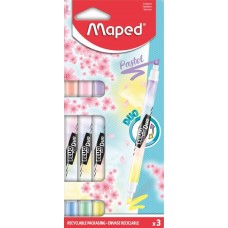 Markere Maped Duo Pastel 3pcs