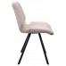 Scaun Deco Orson Catifea Beige+ Black Legs