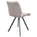 Scaun Deco Orson Catifea Beige+ Black Legs