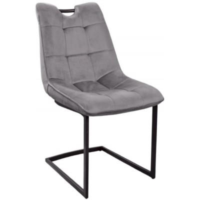 Стул Deco Confort Catifea Grey + Black Legs