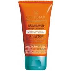 Солнцезащитный крем масло лосьон Collistar Active Protection Sun Face Cream SPF50 50ml