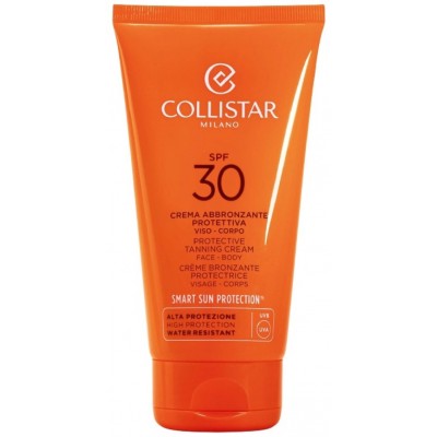 Солнцезащитный крем масло лосьон Collistar Ultra Protection Tanning Cream SPF30 150ml