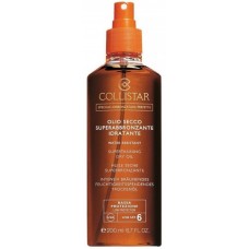 Солнцезащитный крем масло лосьон Collistar Supertanning Dry Oil SPF6 200ml