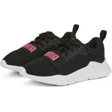 Кроссовки детские Puma Wired Run Ps Puma Black/Sunset Pink 28