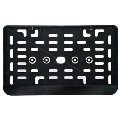 Suport pentru numere auto Automotiv TIP 2 Moto 1pcs Black Simple