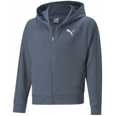 Детская толстовка Puma Modern Sports Full-Zip Hoodie G Evening Sky 128