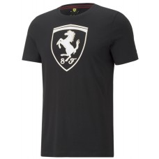 Tricou bărbătesc Puma Ferrari Race Big Shield Tee Puma Black L (53723001)