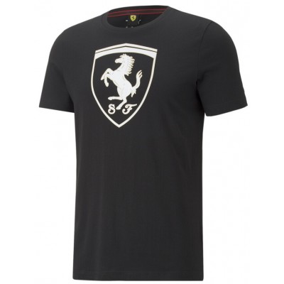 Tricou bărbătesc Puma Ferrari Race Big Shield Tee Puma Black L (53723001)