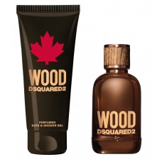 Парфюмерный набор для него Dsquared² Wood EDT 100ml + Shower Gel 100ml