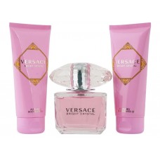 Парфюмерный набор для неё Versace Bright Crystal EDT 50ml + Shower Gel 50ml + Body Lotion 50ml