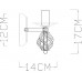 Бра Arte Lamp A4550AP-1CK