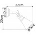 Candelabru de perete Arte Lamp A9231AP-1AB