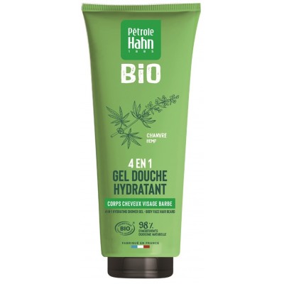 Gel de duș pentru bărbați Pétrole Hahn 4in1 Hydrating Shower Gel Chanvre Hemp 250ml