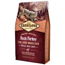 Сухой корм для кошек Carnilove Large Breed Cats Duck & Turkey 6kg