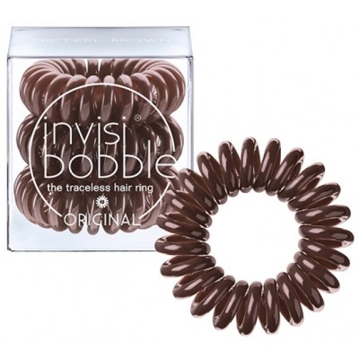 Elastice pentru păr Invisibobble Original Pretzel Brown 3pcs