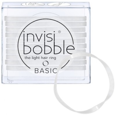 Elastice pentru păr Invisibobble Basic Crystal Clear 10pcs