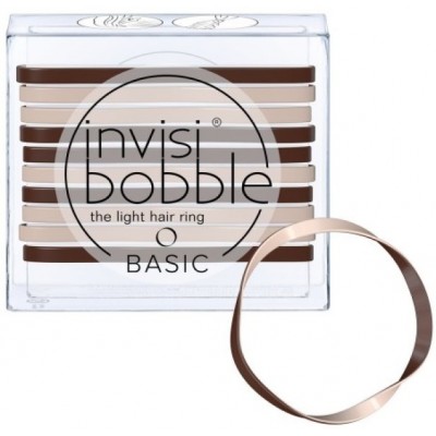 Elastice pentru păr Invisibobble Basic Mocca & Cream 10pcs