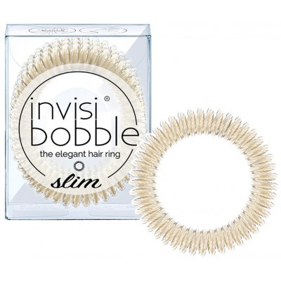 Резинка для волос Invisibobble Slim Stay Gold 3pcs