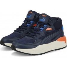 Ботинки детские Puma X-Ray Speed Mid Wtr Jr Peacoat/Victoria Blue/Nasturtium 35.5