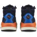 Bocanci pentru copii Puma X-Ray Speed Mid Wtr Jr Peacoat/Victoria Blue/Nasturtium 35.5