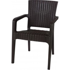 Scaun Magnusplus CT 022 Lilyum Rattan Cafeniu Intunecat