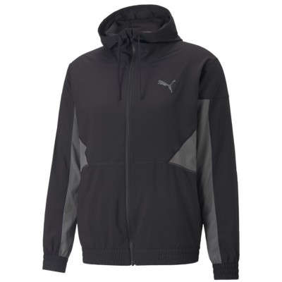 Мужская олимпийка Puma Fit Woven Jacket Puma Black L