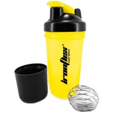 Шейкер для спортивного питания IronFlex Premium Shaker Yellow 500ml