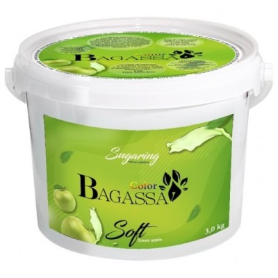 Pasta de zahar Bagassa Color Soft Green Apple 3kg