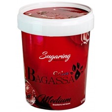 Паста для шугаринга Bagassa Color Medium Strawberry Red-Boom 1.4kg