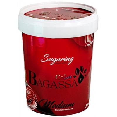 Pasta de zahar Bagassa Color Medium Strawberry Red-Boom 1.4kg