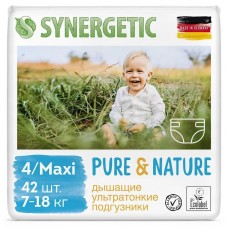 Подгузники Synergetic Pure & Nature Maxi 4/42pcs