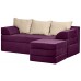 Угловой диван Edka Sirius 230x90x45 M10 Violet Inchis