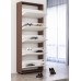 Rafturi pentru pantofi Mobildor-Lux Leo 60 (203x60x27) Wenge/White