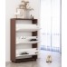 Rafturi pentru pantofi Mobildor-Lux Leo 80 (125x80x27) Wenge/White