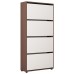 Rafturi pentru pantofi Mobildor-Lux Leo 80 (164x80x27) Wenge/White