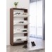 Rafturi pentru pantofi Mobildor-Lux Leo 80 (164x80x27) Wenge/White