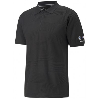 Polo Puma Bmw Mms Jacquard Cotton Black M