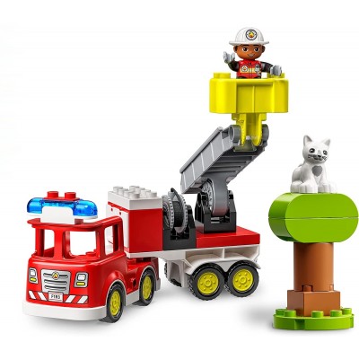 Set de construcție Lego Duplo: Fire Truck (10969)