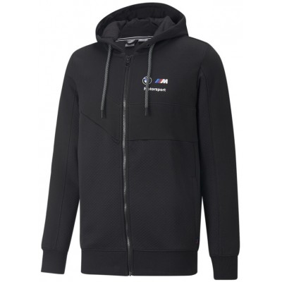 Мужская толстовка Puma Bmw Mms Hdd Sweat Jacket Cotton Black L