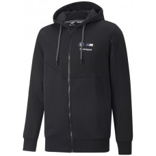 Мужская толстовка Puma Bmw Mms Hdd Sweat Jacket Cotton Black S