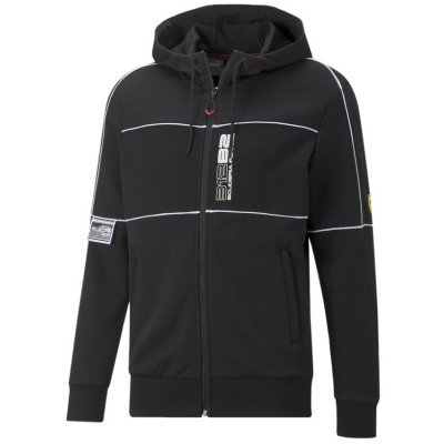 Мужская толстовка Puma Ferrari Race Hooded Sweat Jacket Puma Black L (53582901)