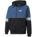 Детская толстовка Puma Power Colorblock Full-Zip Fl B Lake Blue 128