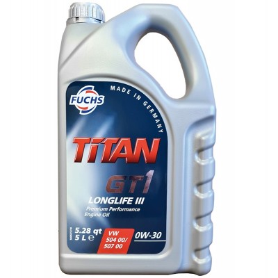 Ulei de motor Fuchs Titan GT1 LongLife III 0W-30 5L