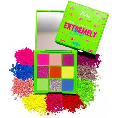 Тени для век 7 Days Extremely Chick UV Glow Neon/502 Futuristic (061551)