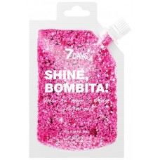 Gel cu sclipici pentru păr, față și corp 7 Days Shine Bombita! 901 Playful Pink (991232)