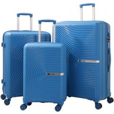 Комплект чемоданов MCS V374 Set Blue