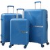 Комплект чемоданов MCS V374 Set Blue Комплект чемоданов MCS V374 Set Blue