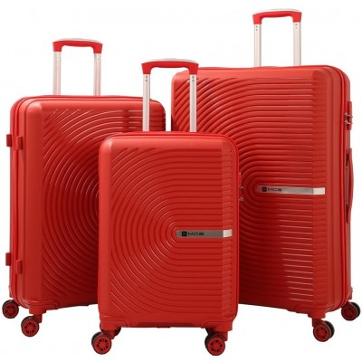 Комплект чемоданов MCS V374 Set Red